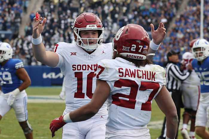 FB - Jackson Arnold, Gavin Sawchuk, BYU Cougars